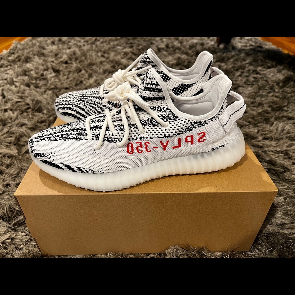 Adidas Yeezy 350 v2 Zebra mens size 10. Never worn.